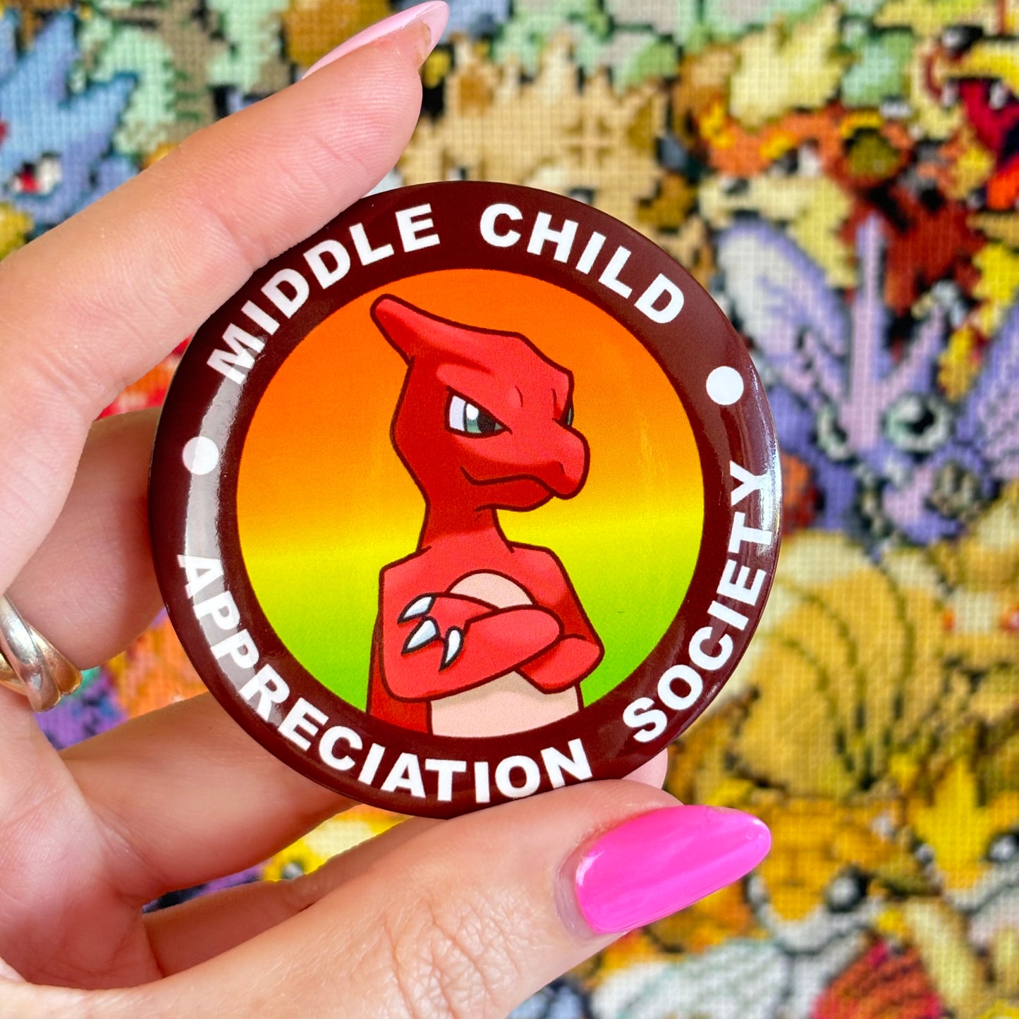 Middle Child Appreciation Society Pin Button Badges