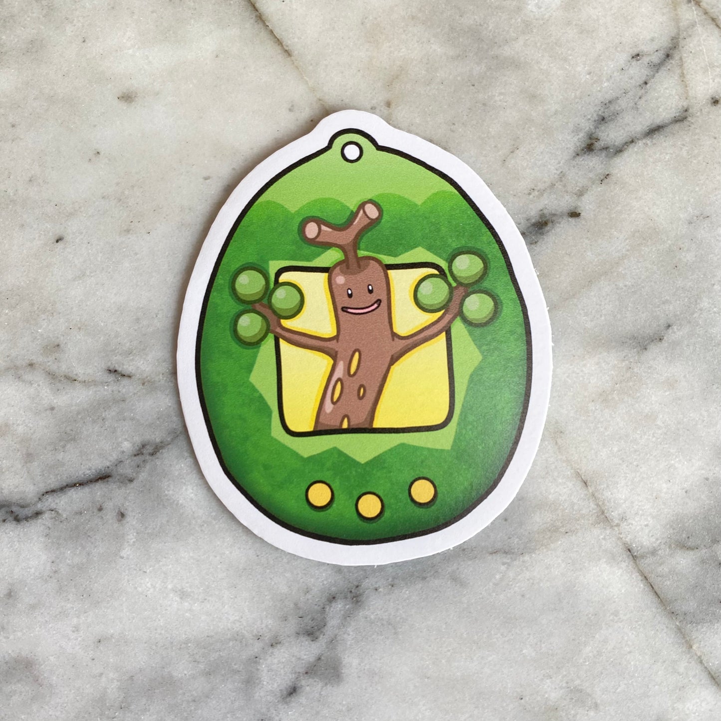 Sudowoodo Pokemon Tamagotchi Matt Vinyl Sticker