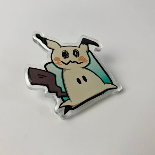 Mimikyu Pokémon Acrylic Pins