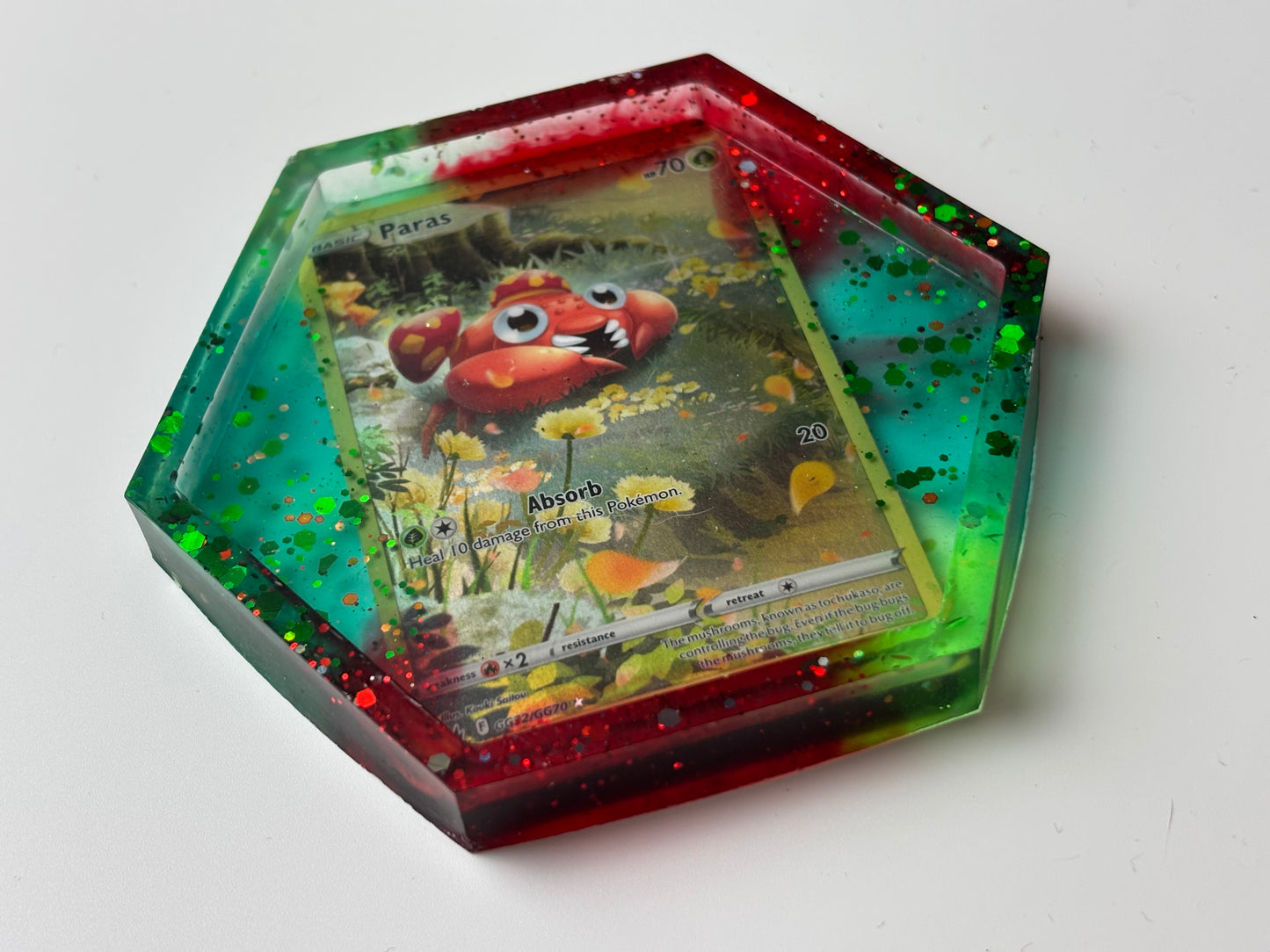 Paras Pokemon Card Drinks Coaster