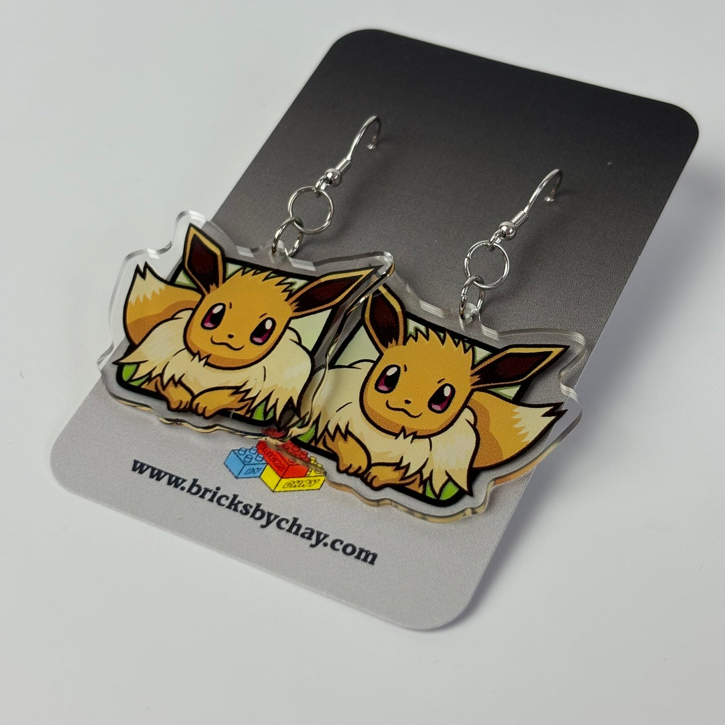 Eeveelution Pokemon Earrings - Eevee Sylveon Umbreon Espeon