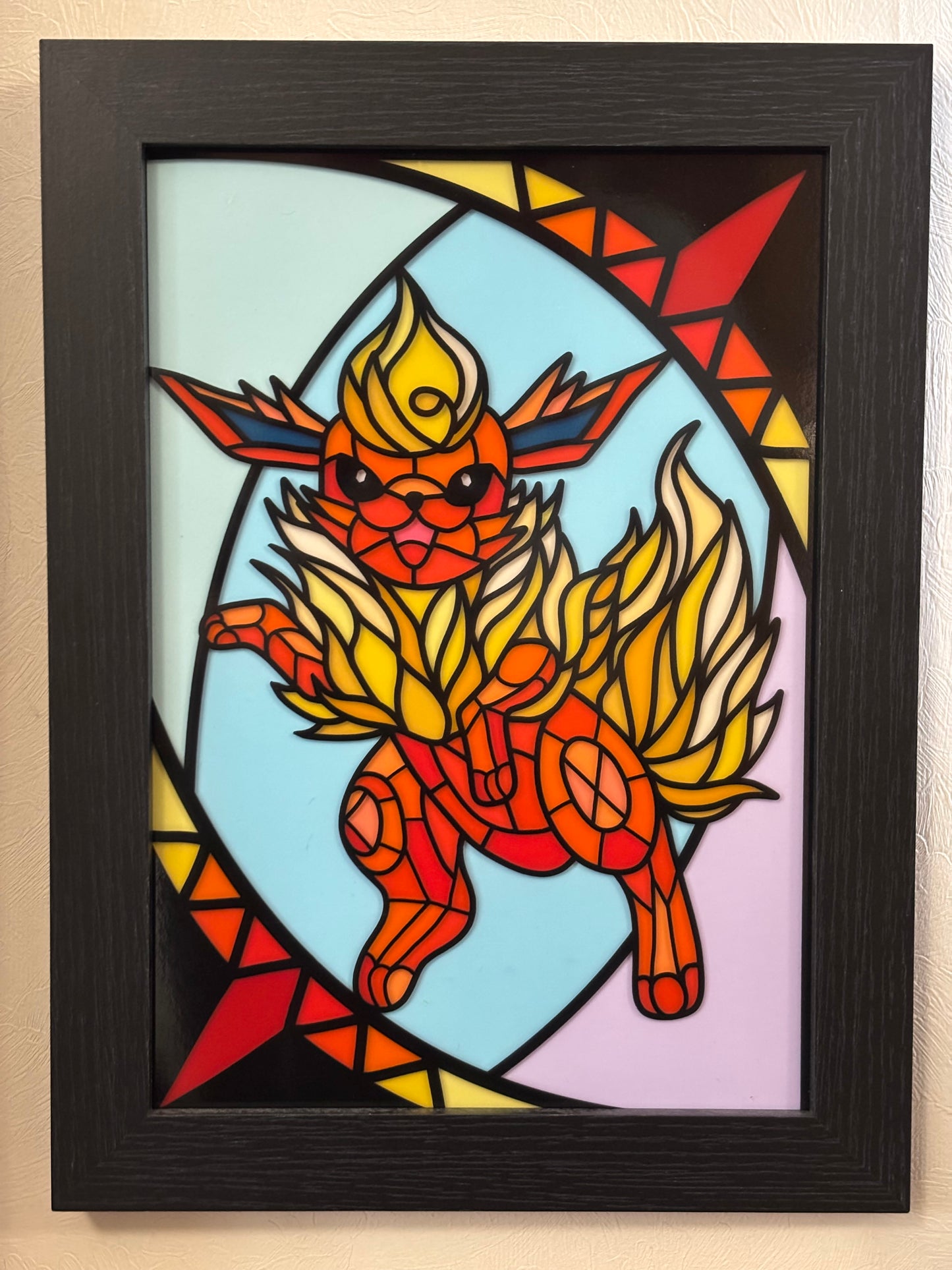 Flareon Stained Glass Effect Window Film