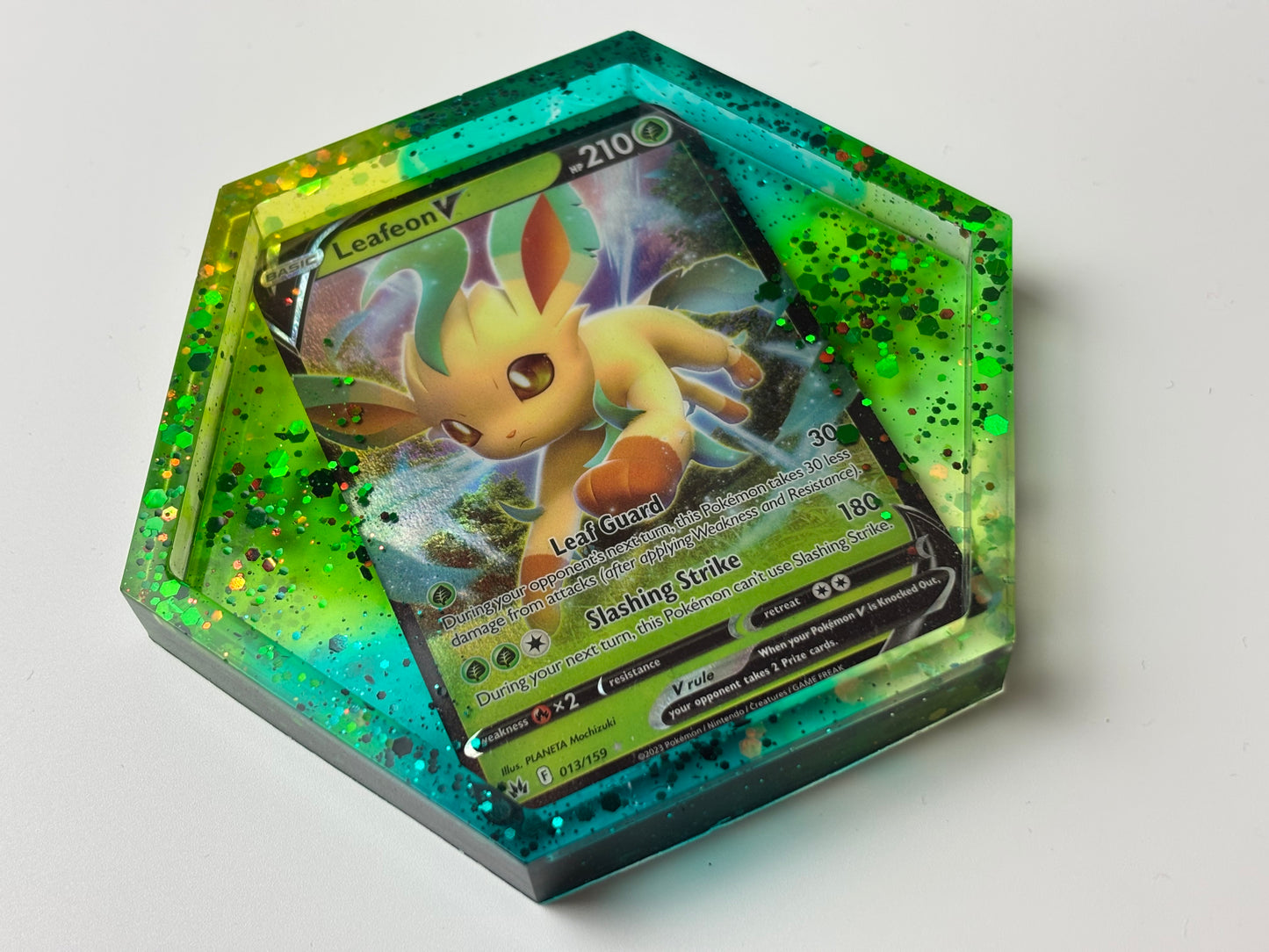 Leafeon Pokemon Card Drinks Coaster