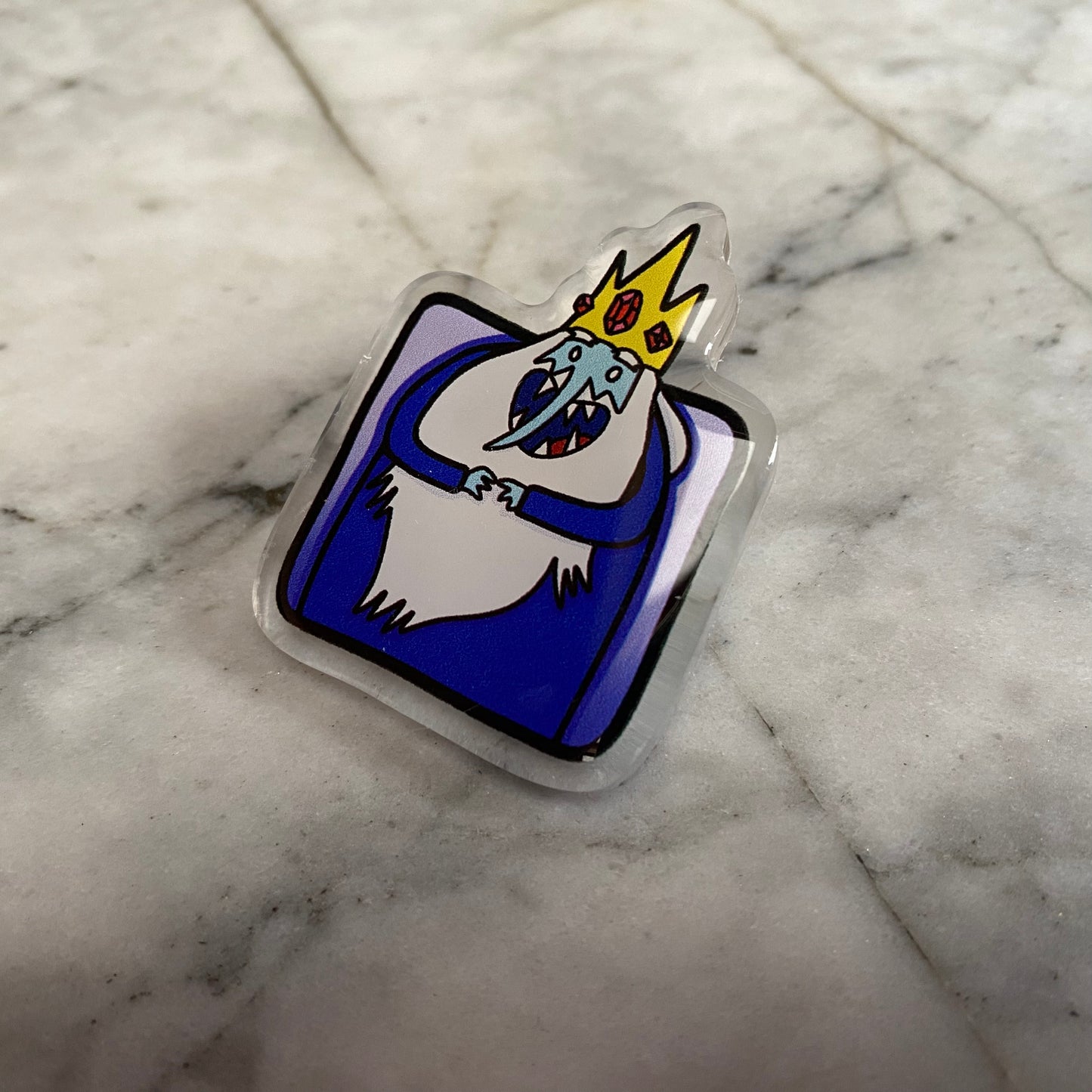 Ice King and Gunter Adventure Time Acrylic Pins