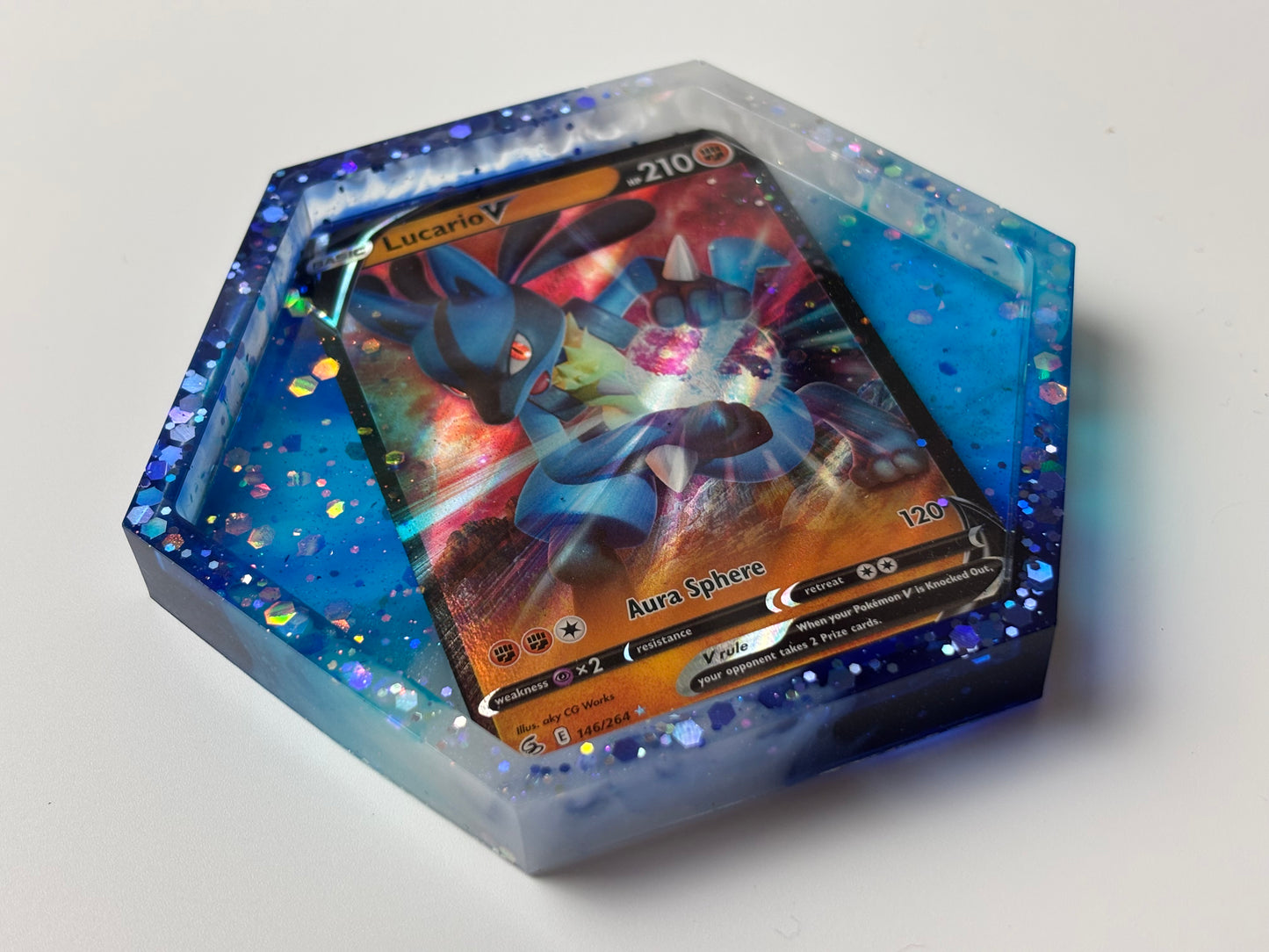 Lucario Pokemon Card Drinks Coaster