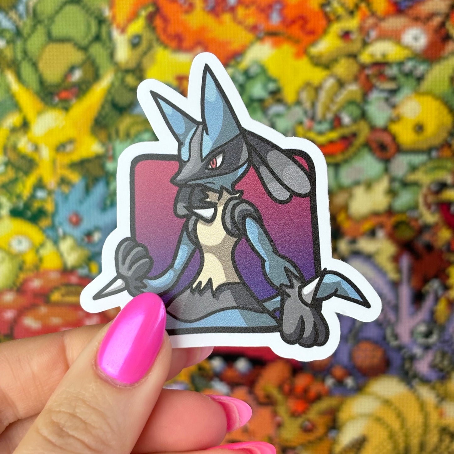 Lucario Vinyl Sticker