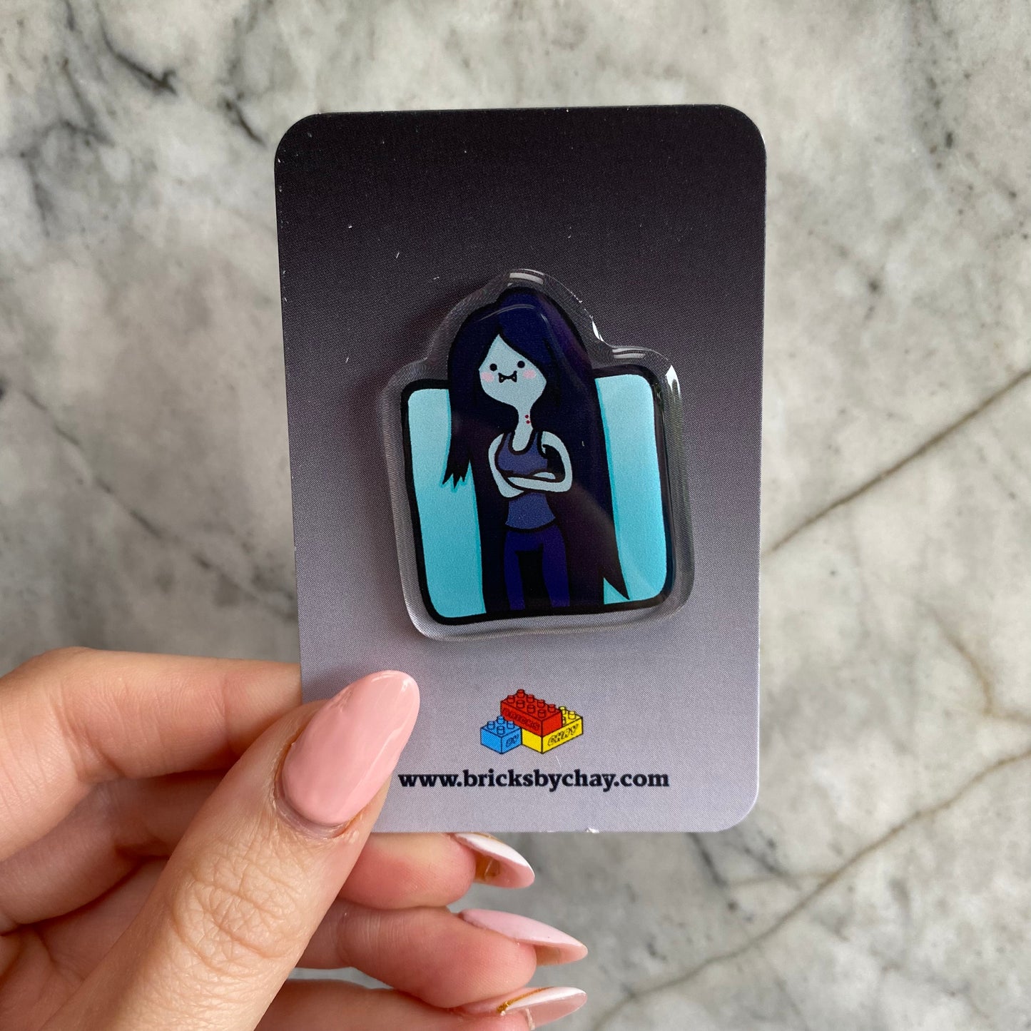 Princess Bubblegum and Marceline Adventure Time Acrylic Pins