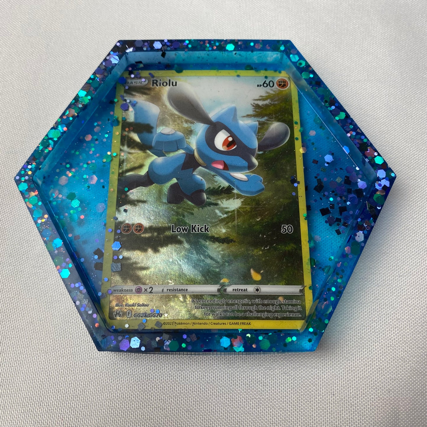 Riolu Pokemon Card Drinks Coaster