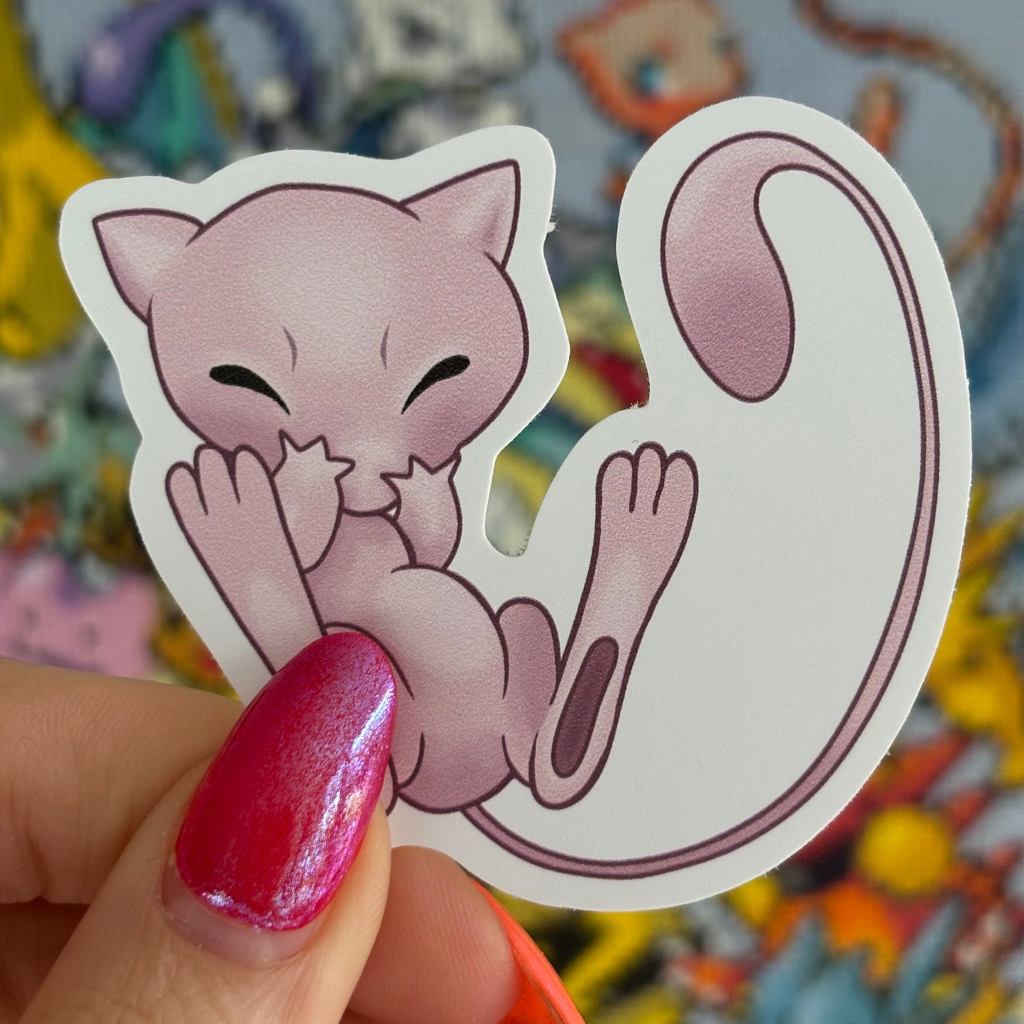 Mew Vinyl Sticker