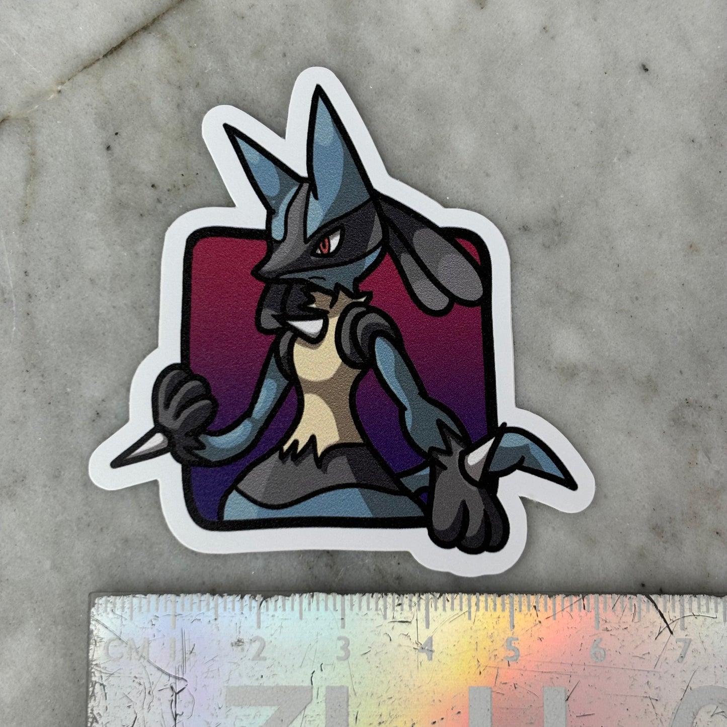 Lucario Vinyl Sticker