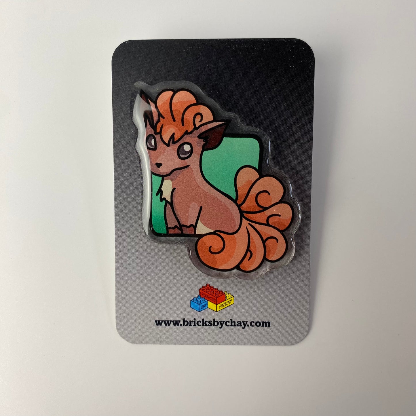 Vulpix Pokémon Acrylic Pin