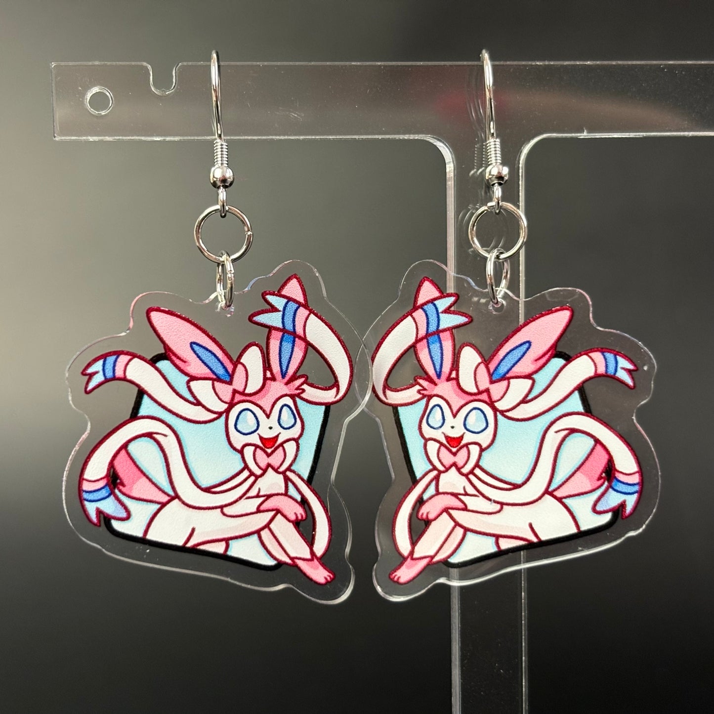 Eeveelution Pokemon Earrings - Eevee Sylveon Umbreon Espeon