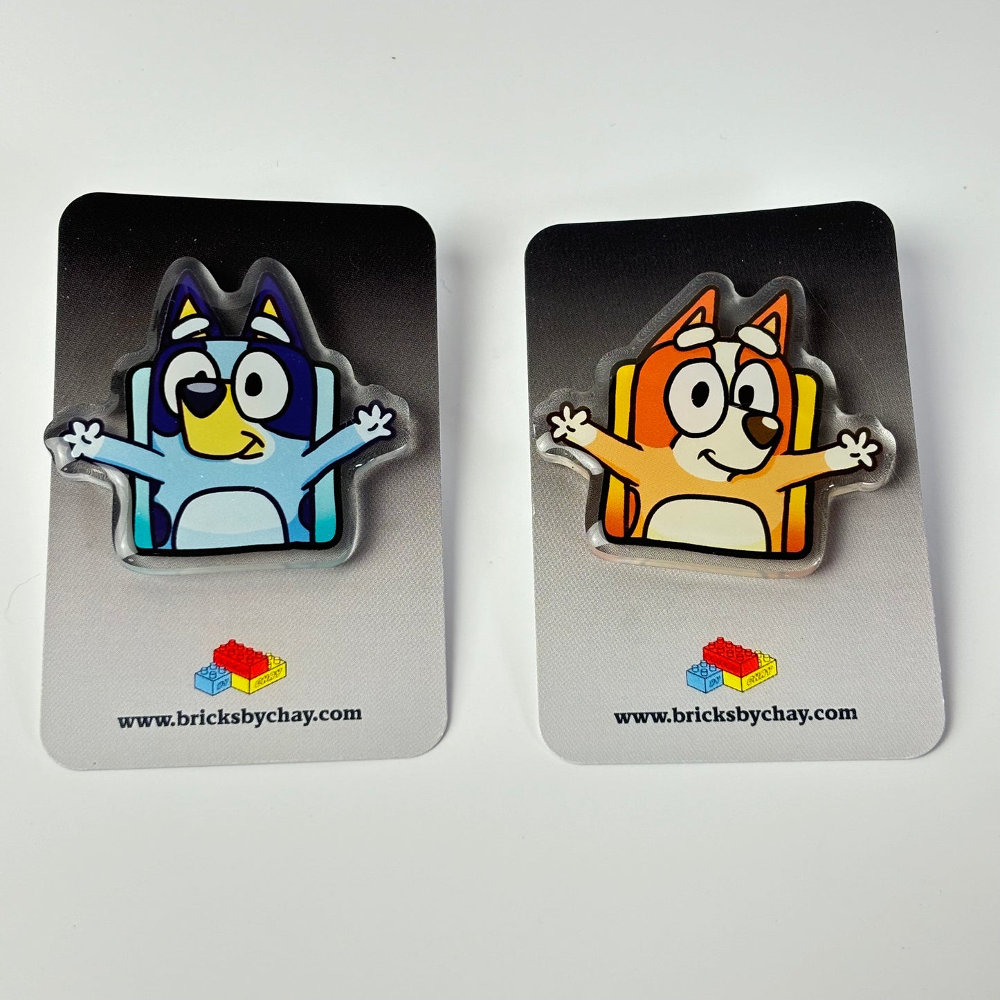 Bluey Acrylic Pins