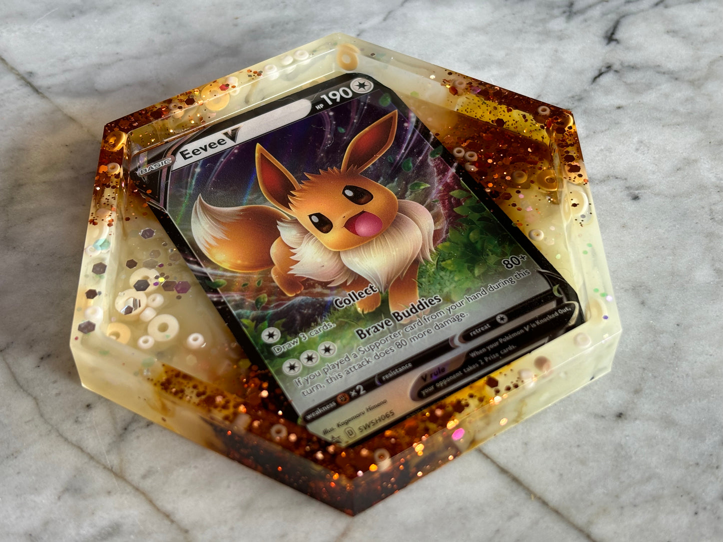 Eevee Pokemon Card Drinks Coaster