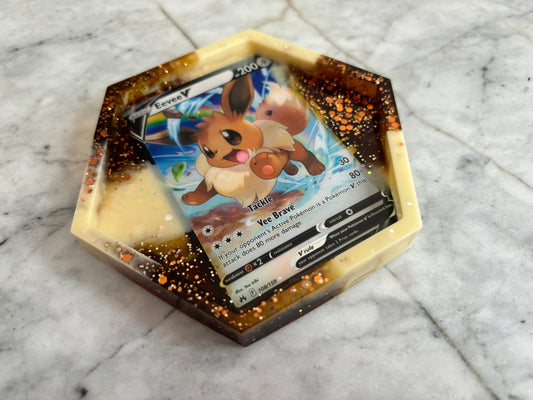 Eevee Pokemon Card Drinks Coaster