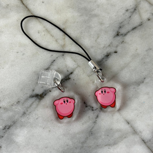 Kirby Acrylic Phone Charms