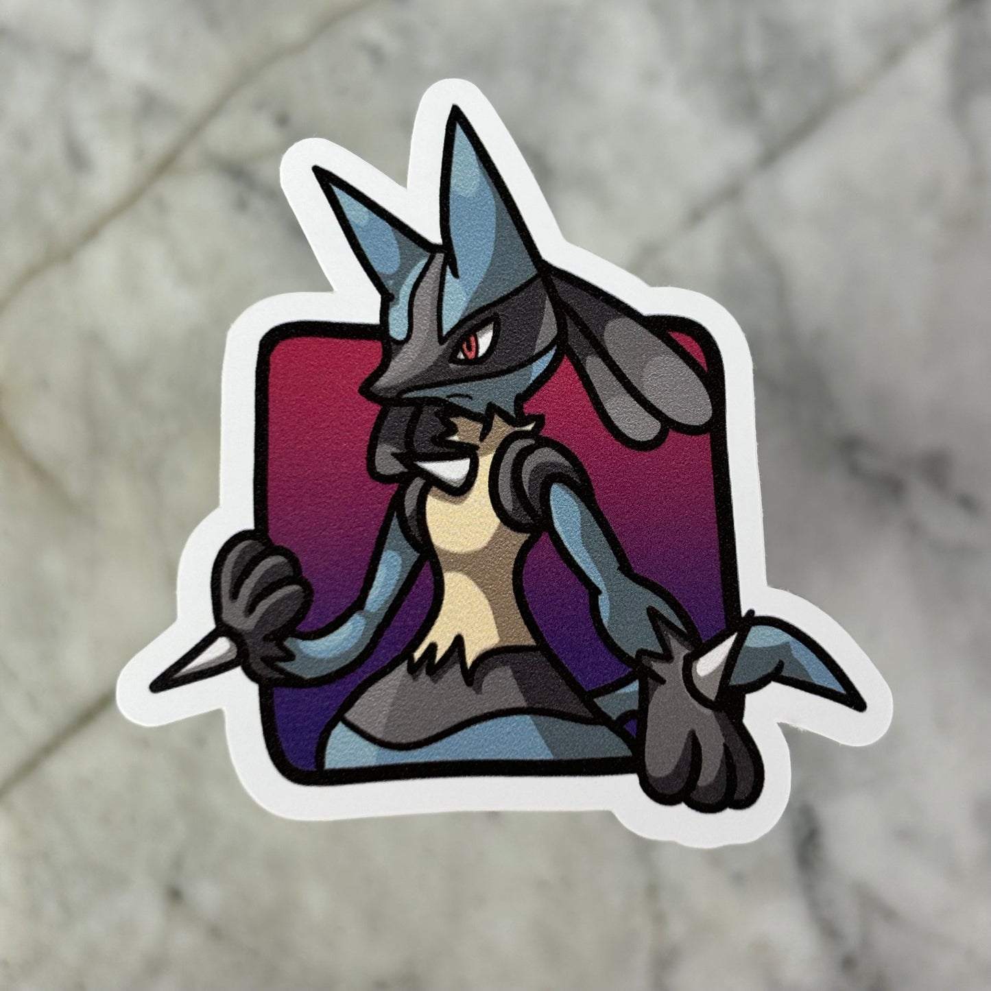 Lucario Vinyl Sticker