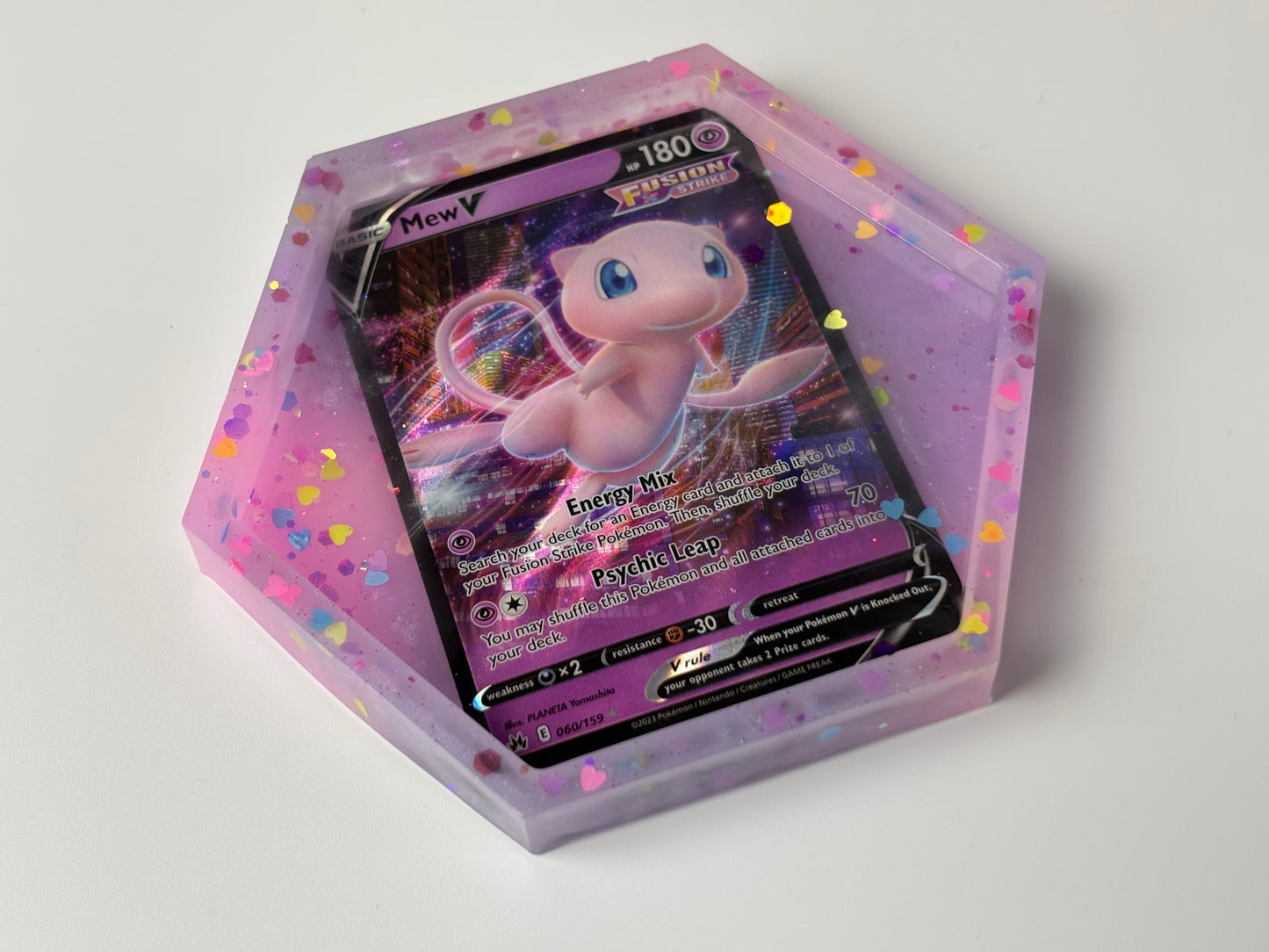 Mew Pokemon Card Drinks Coaster