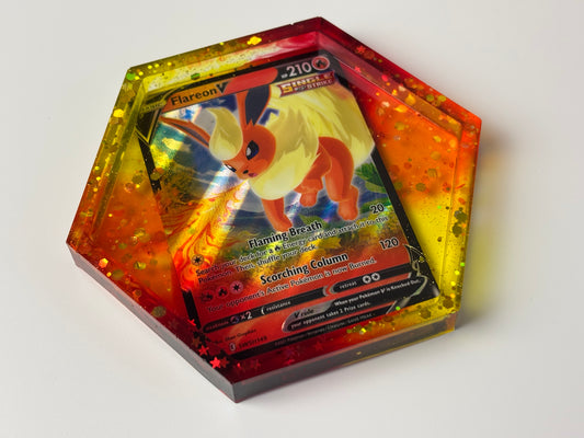 Flareon Pokemon Card Drinks Coaster