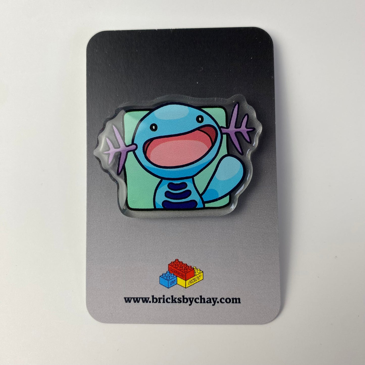 Wooper Pokémon Acrylic Pin