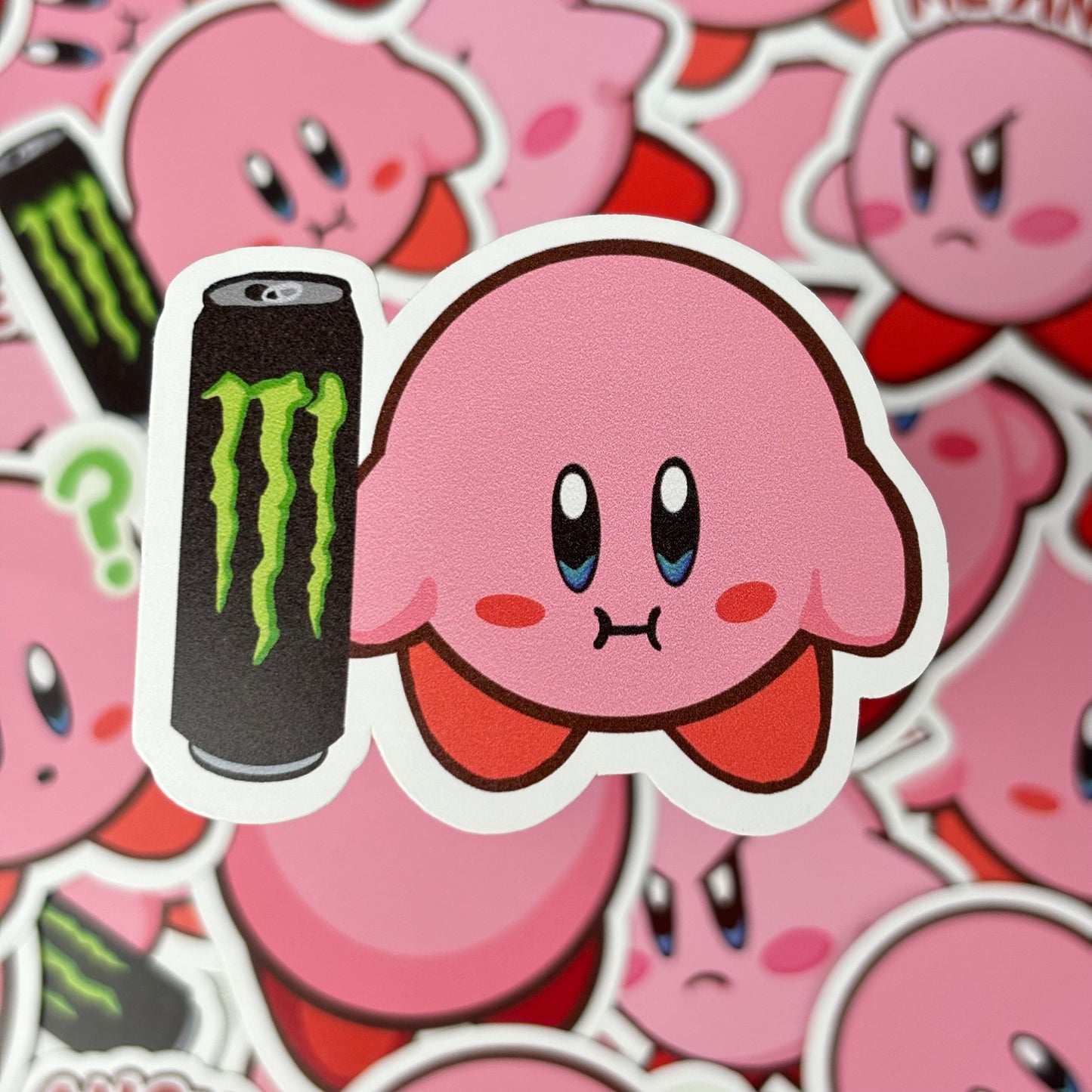 Kirby Matte Vinyl Stickers