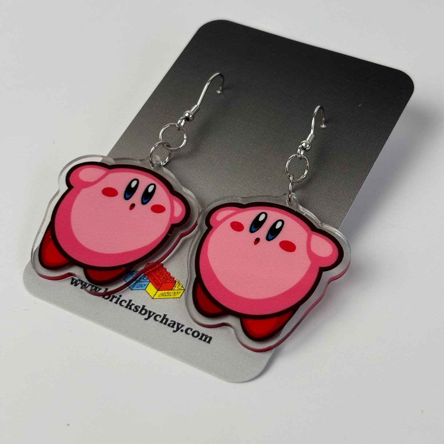 Kirby Pokemon Drop Earrings