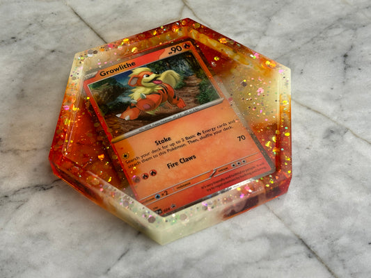 Growlithe Pokemon Card Drinks Coaster