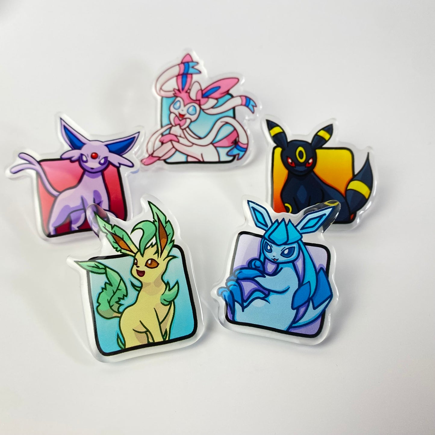 Leafeon Pokémon Acrylic Pin