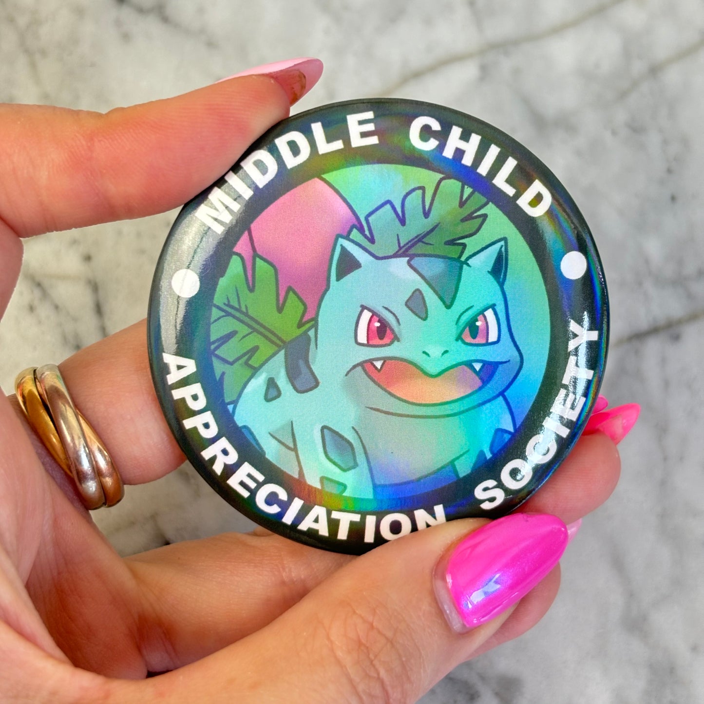 Middle Child Appreciation Society Pin Button Badges