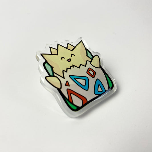 Togepi Pokémon Acrylic Pin