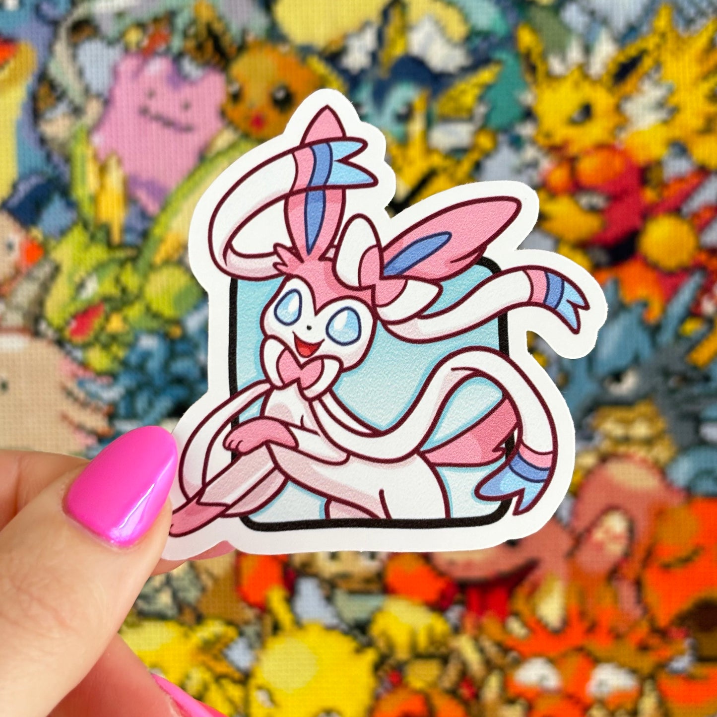 Sylveon Pokemon Vinyl Sticker