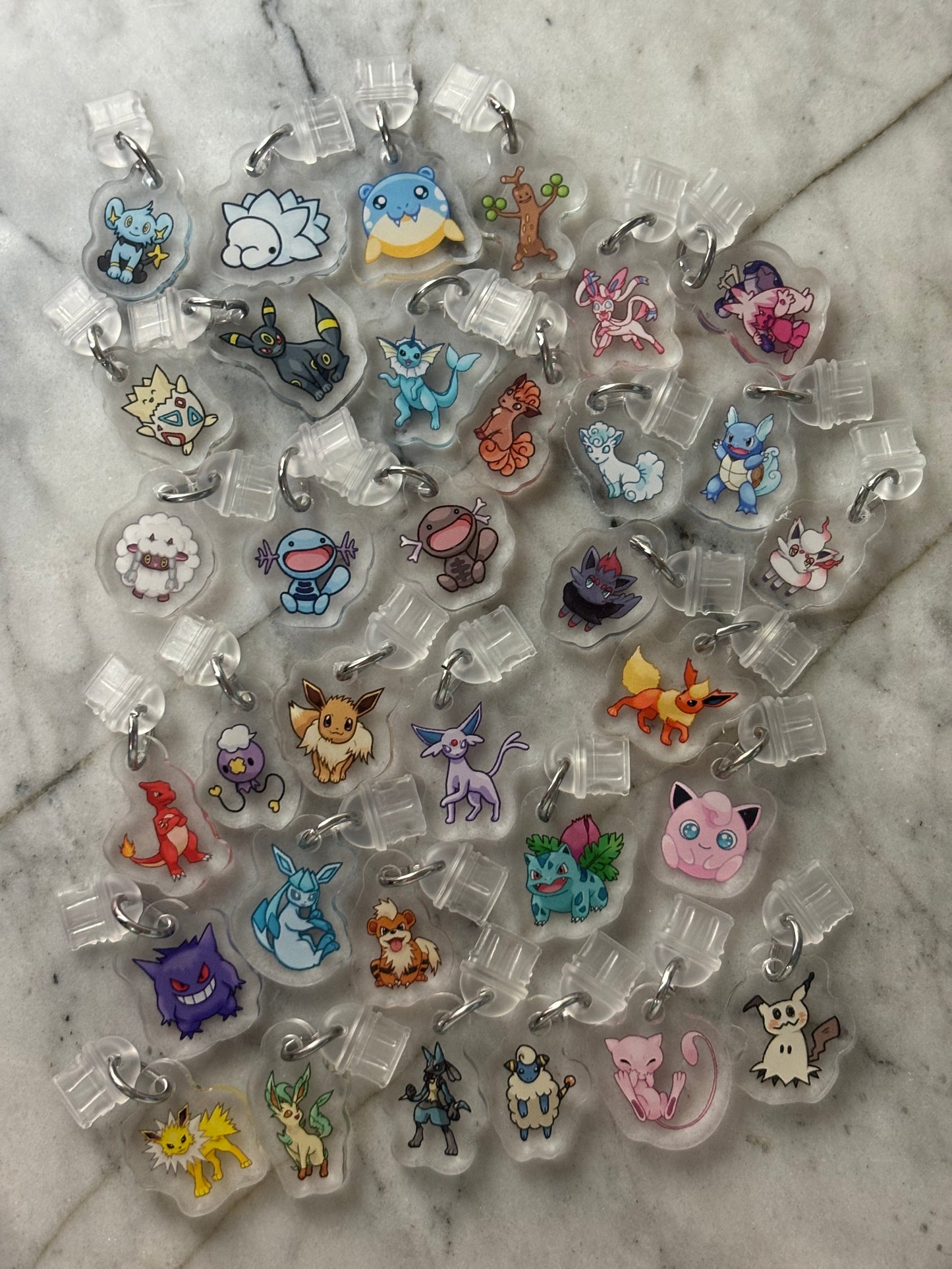 N-Z Pokemon Acrylic Phone Charms