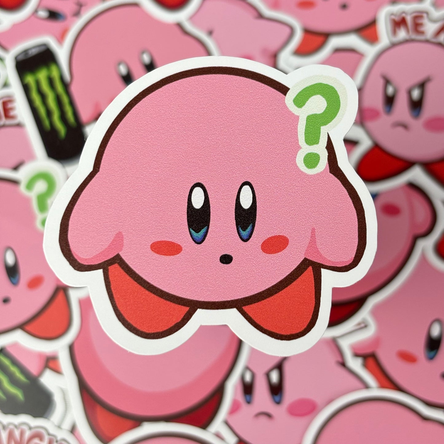 Kirby Matte Vinyl Stickers