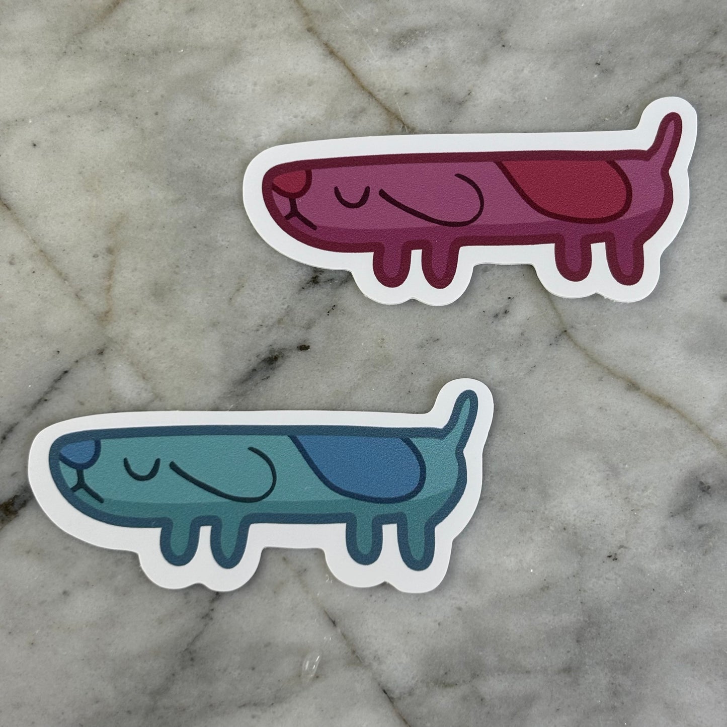 Long Dog Bluey Vinyl Sticker