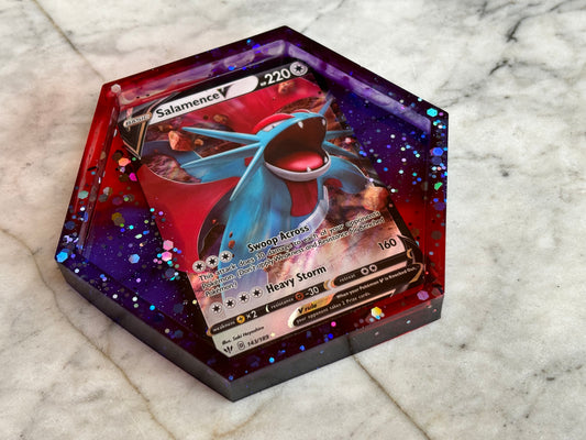 Salamence Pokemon Card Drinks Coaster