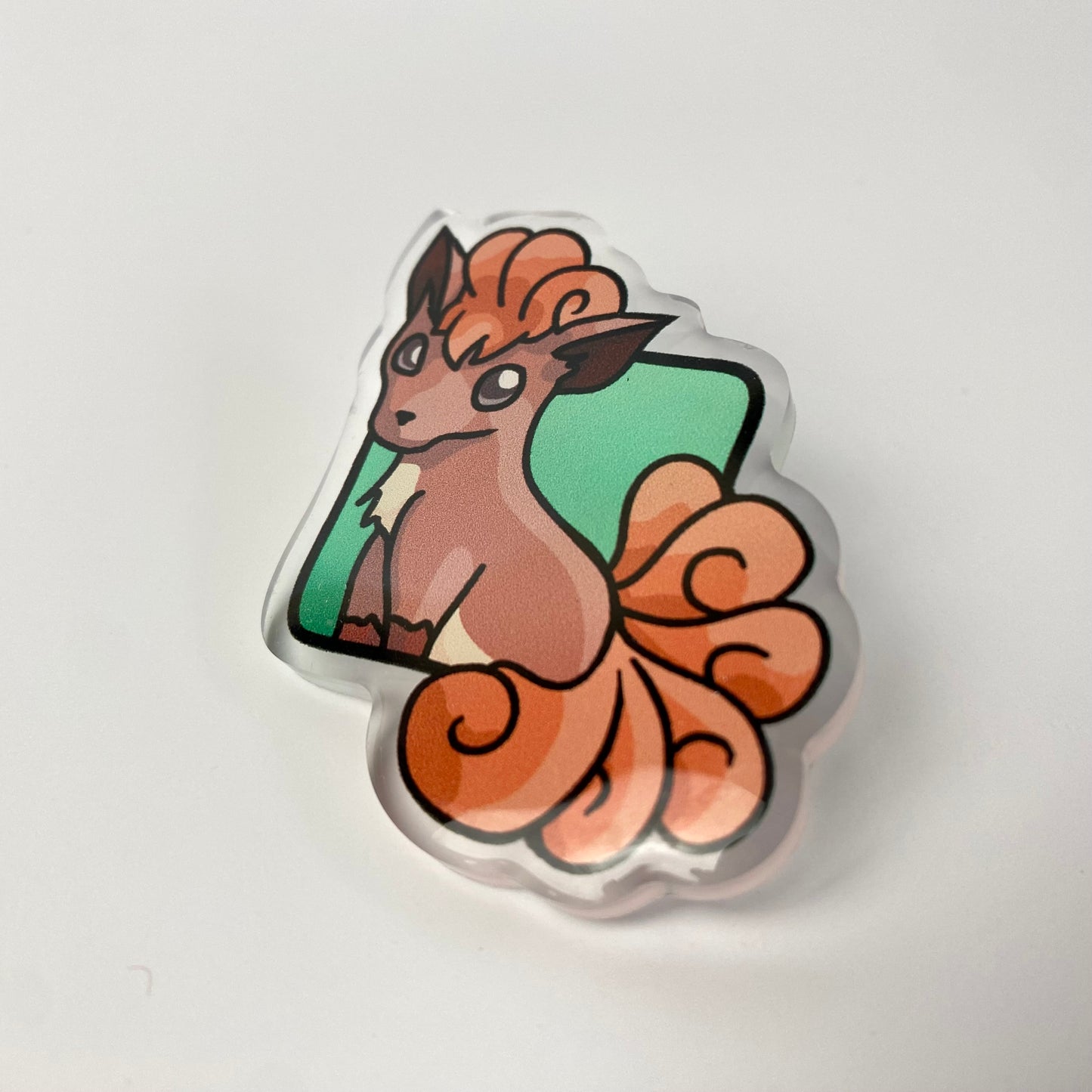 Vulpix Pokémon Acrylic Pin