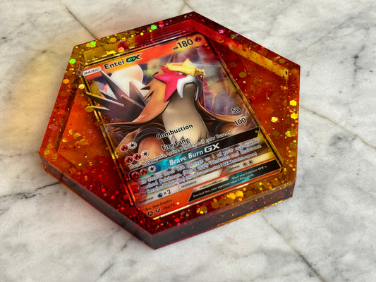 Entei Pokemon Card Drinks Coaster