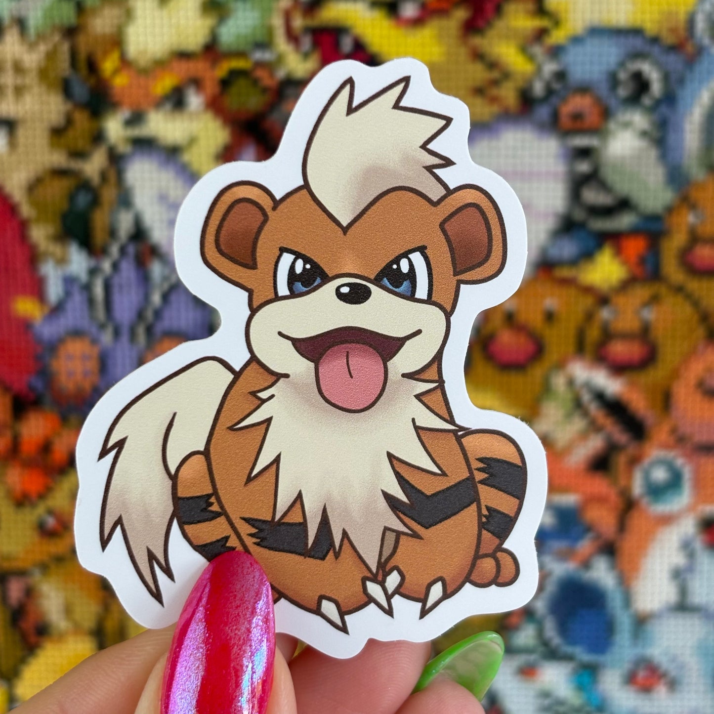 Growlithe Vinyl Sticker