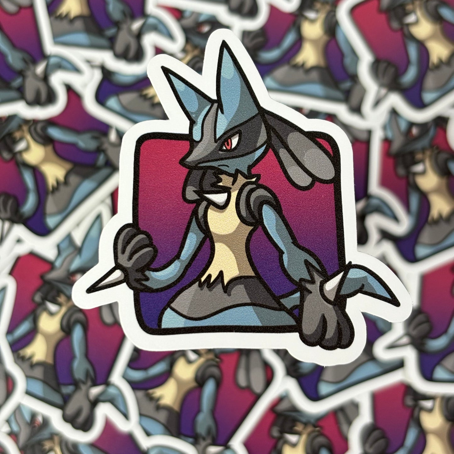 Lucario Vinyl Sticker