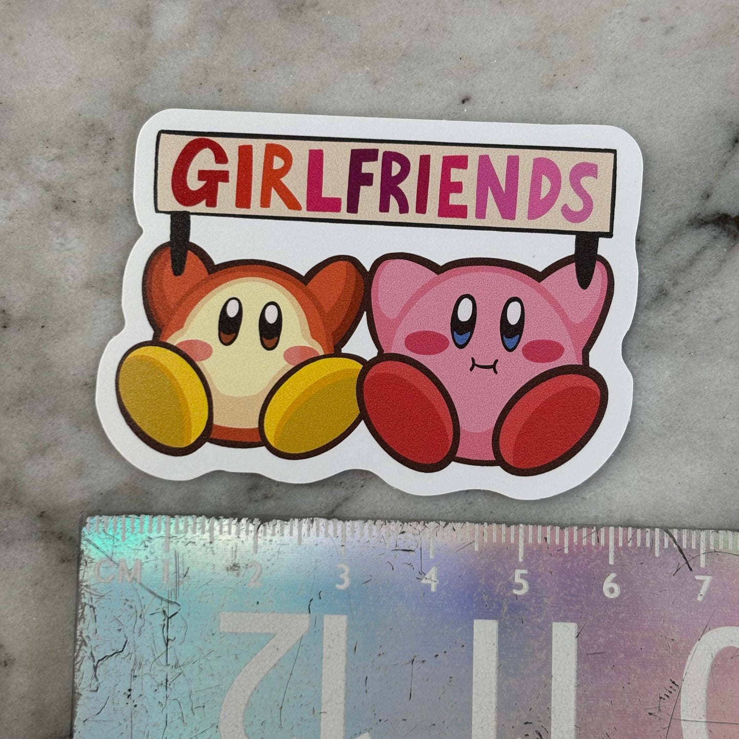 Kirby Pride Matte Vinyl Stickers