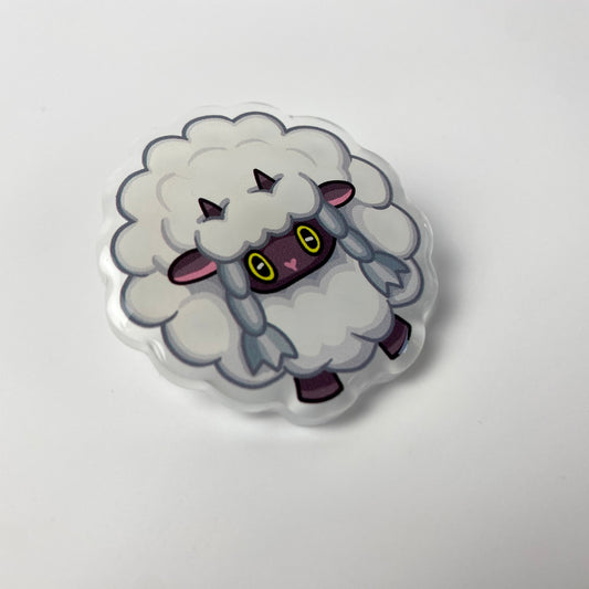 Wooloo Pokémon Acrylic Pin