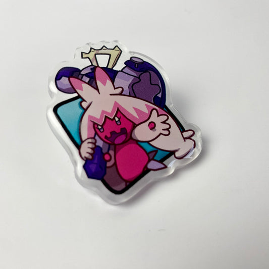 Tinkaton Pokémon Acrylic Pin
