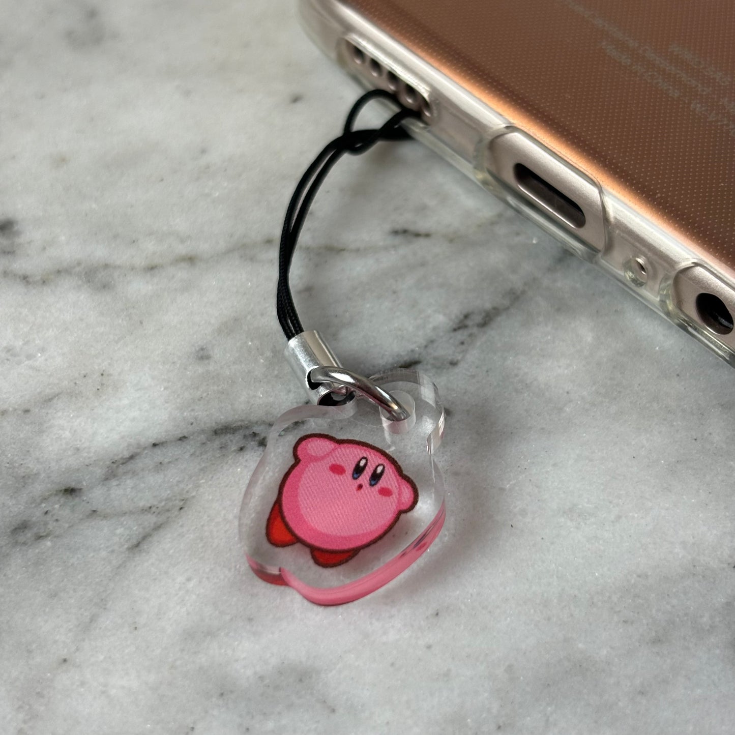 Kirby Acrylic Phone Charms