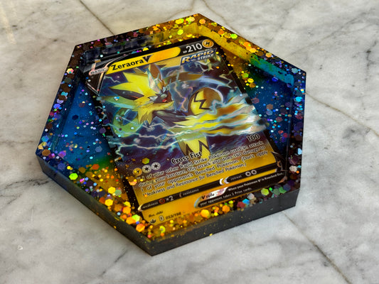 Zeraora Pokemon Card Drinks Coaster