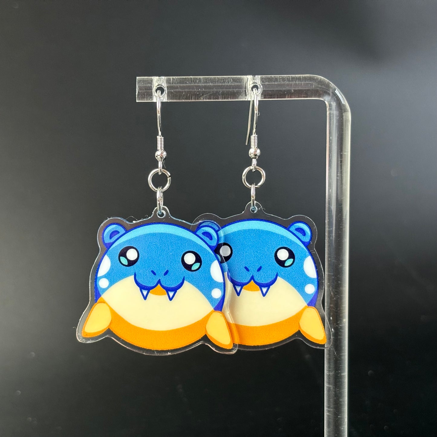 Spheal Pokemon Drop Earrings