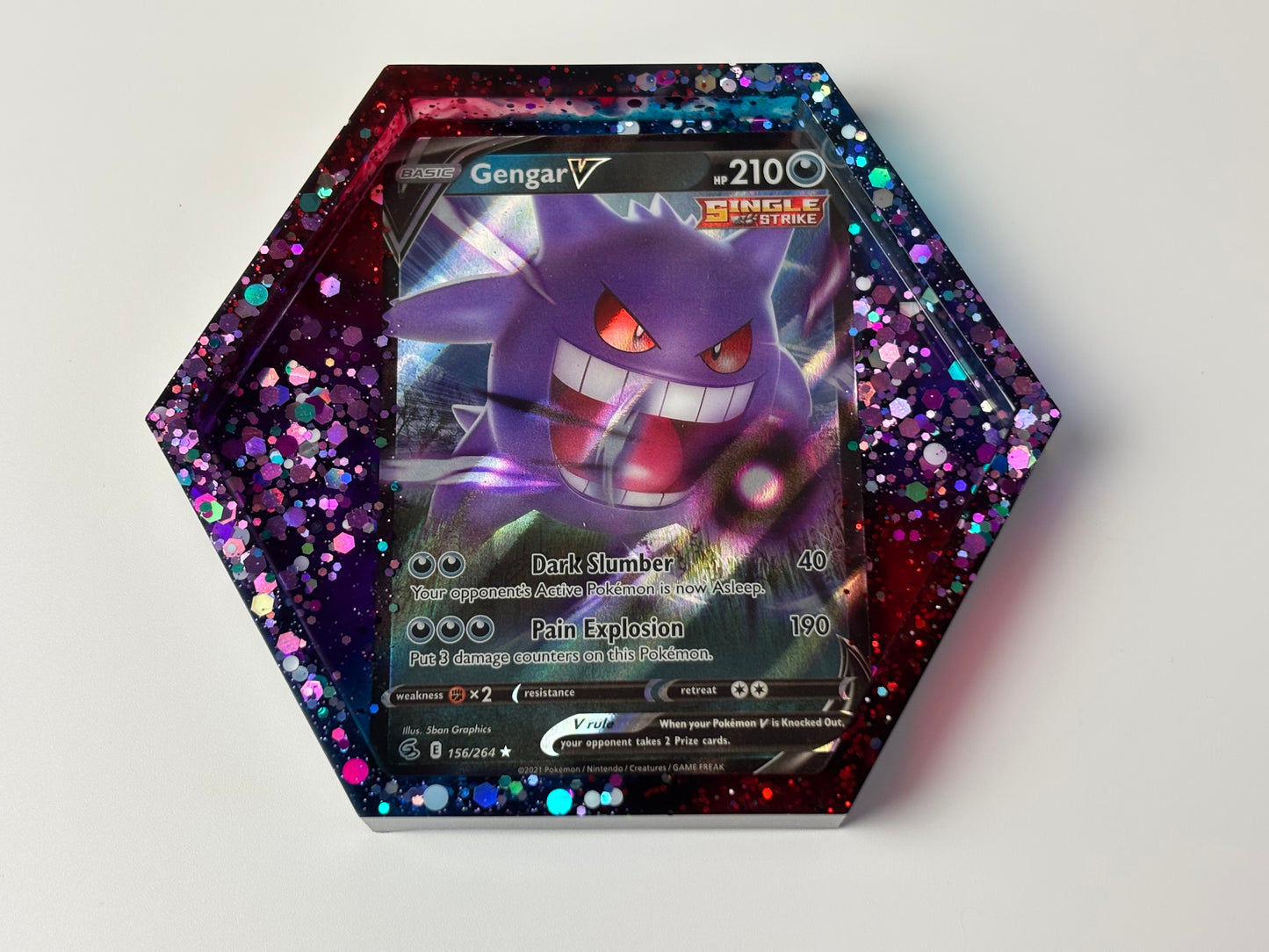 Gengar Pokemon Card Drinks Coaster