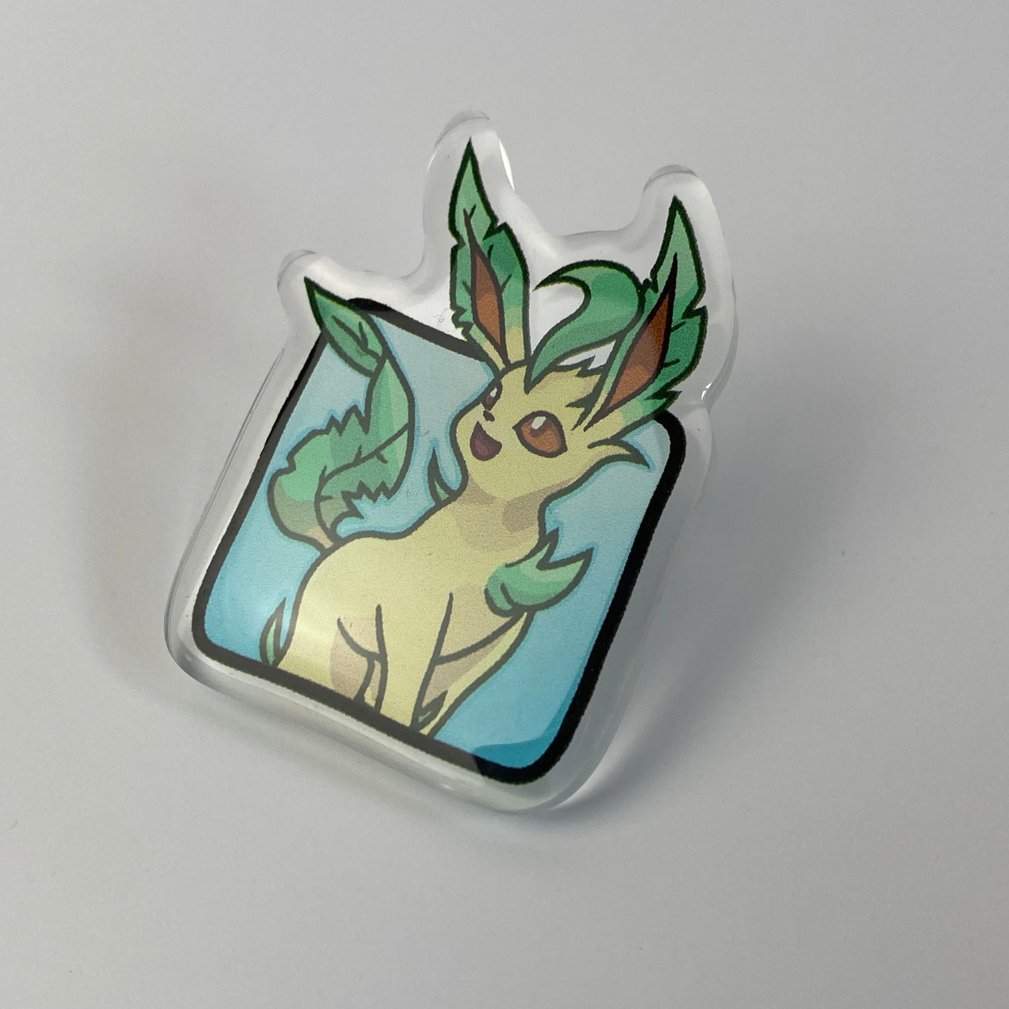 Leafeon Pokémon Acrylic Pin