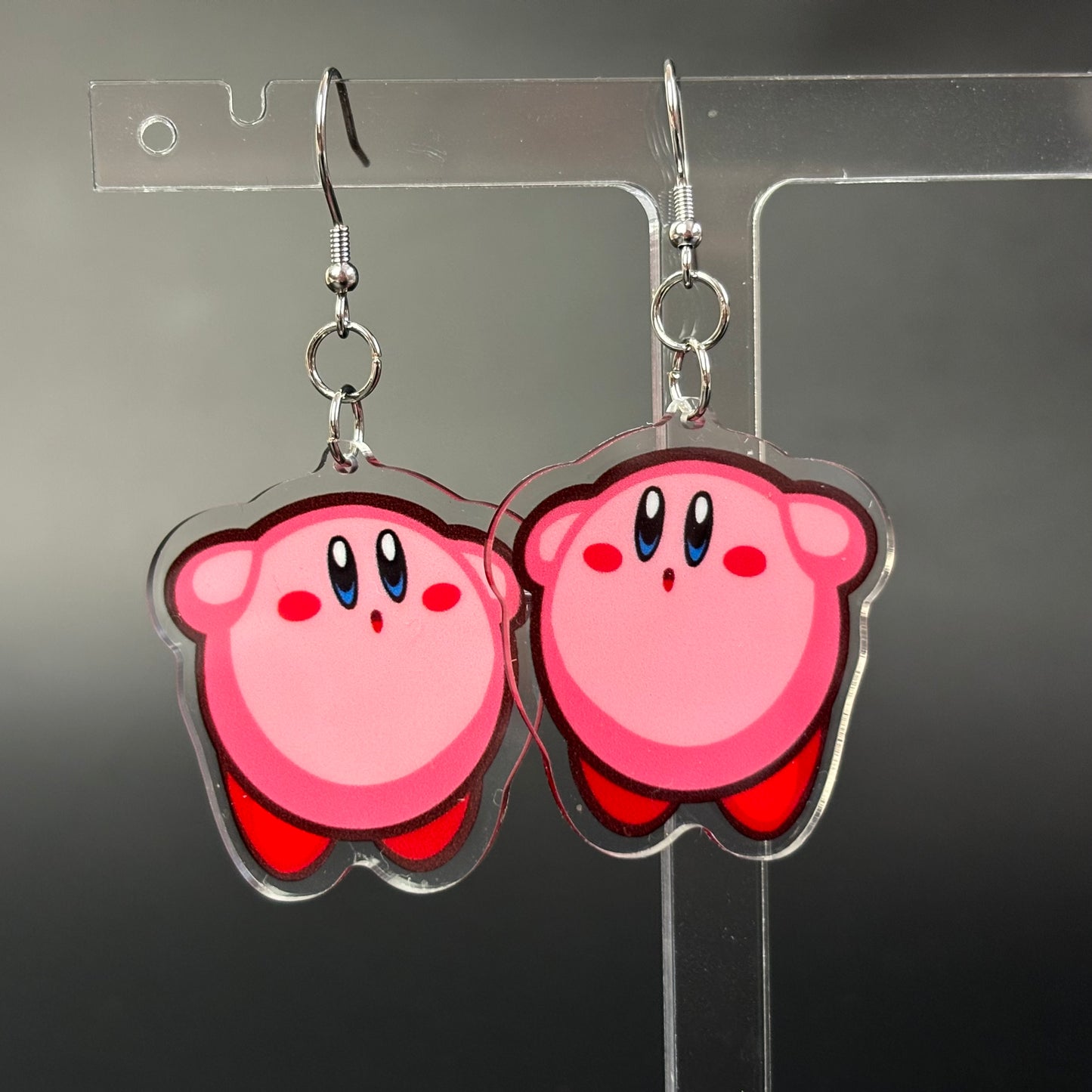 Kirby Pokemon Drop Earrings