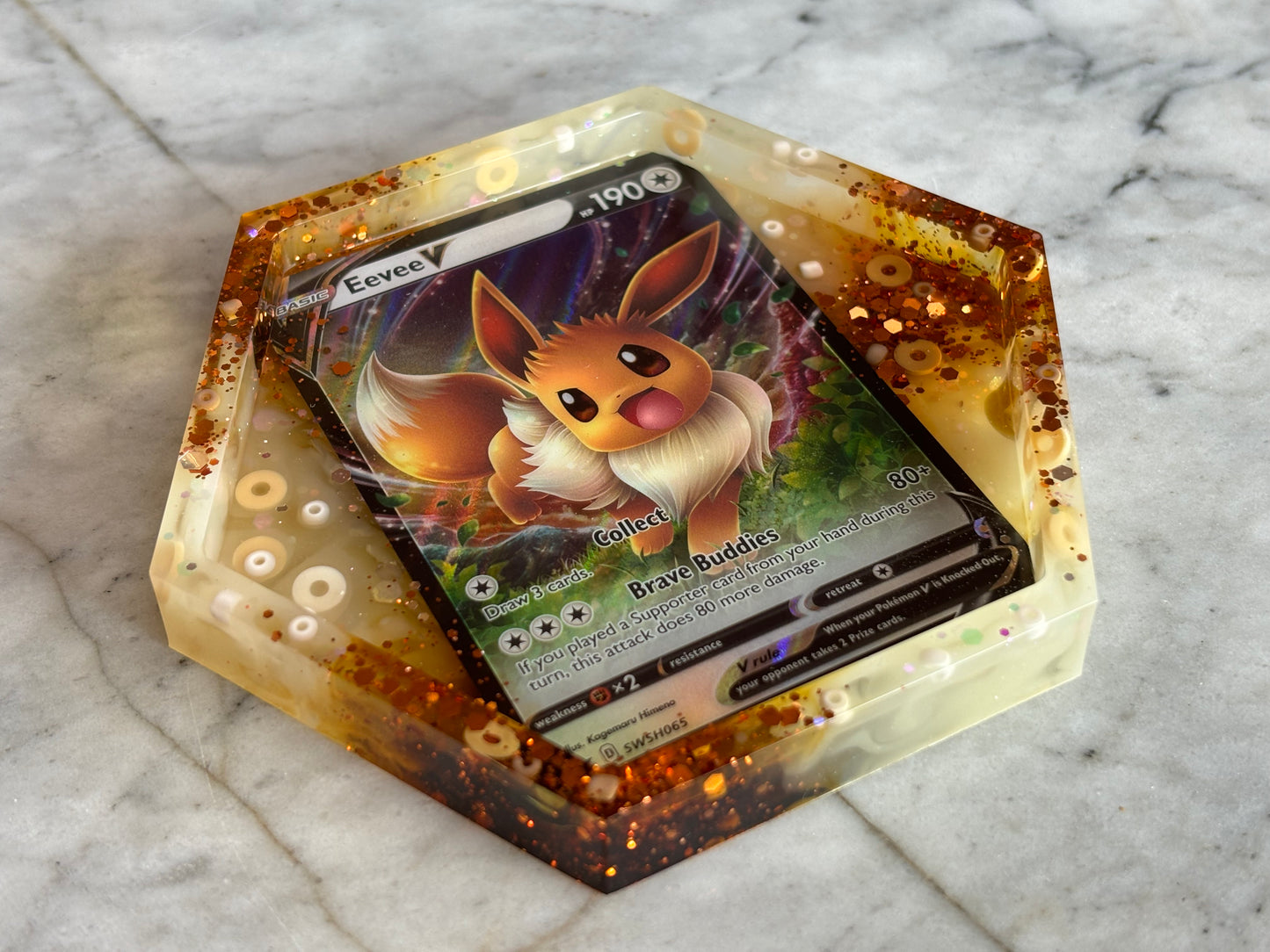 Eevee Pokemon Card Drinks Coaster