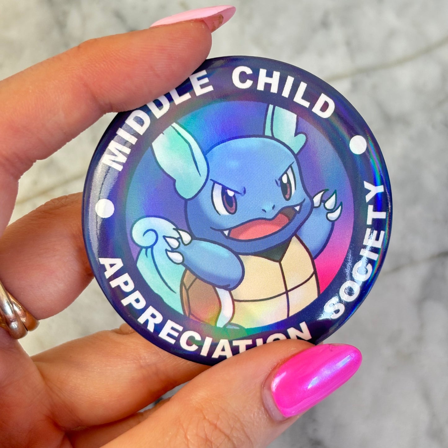 Middle Child Appreciation Society Pin Button Badges